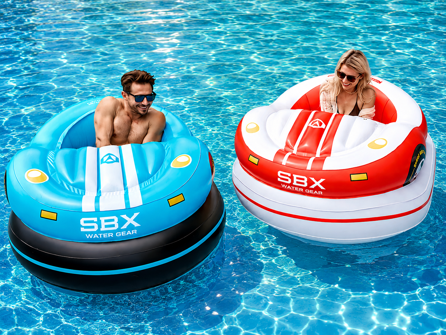 GO FLOAT™ Motorized Water Float Duo Pack — two floats